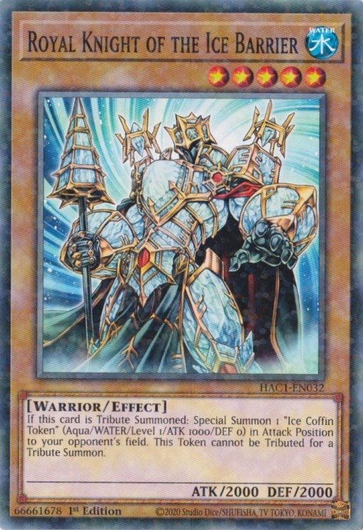 Royal Knight of the Ice Barrier Duel Terminal (HAC1-EN032) [HAC1]