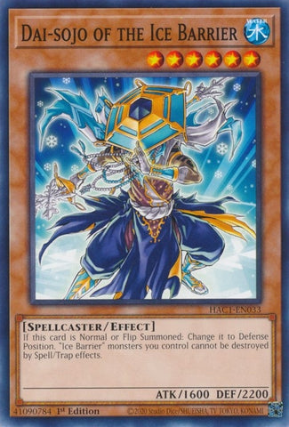 Dai sojo of the Ice Barrier (HAC1-EN033) [HAC1]