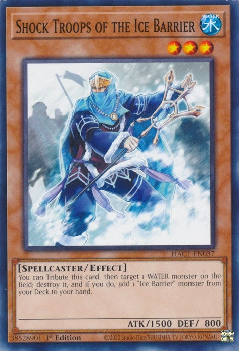 Shock Troops of the Ice Barrier (HAC1-EN037) [HAC1]
