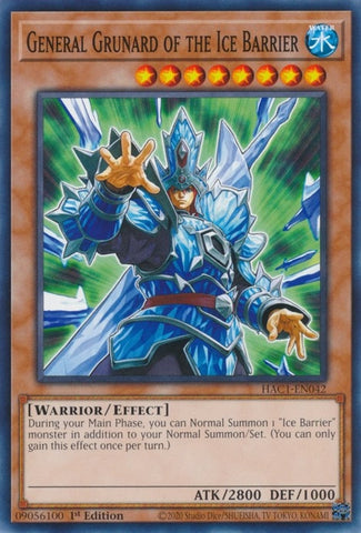 General Grunard of the Ice Barrier (HAC1-EN042) [HAC1]