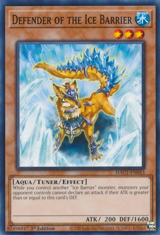 Defender of the Ice Barrier (HAC1-EN043) [HAC1]