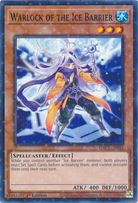 Warlock of the Ice Barrier Duel Terminal (HAC1-EN044) [HAC1]