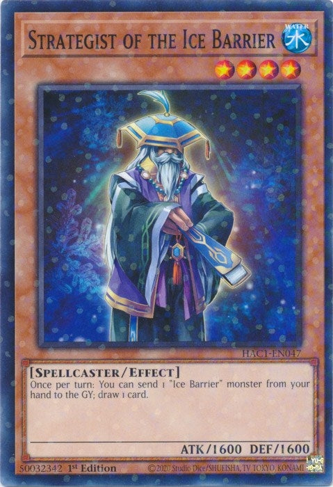 Strategist of the Ice Barrier Duel Terminal (HAC1-EN047) [HAC1]