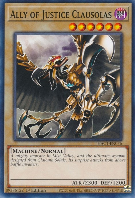 Ally of Justice Clausolas (HAC1-EN076) [HAC1]