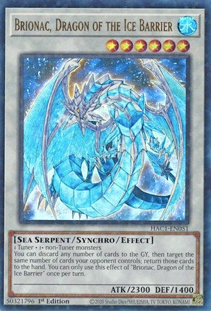 Brionac Dragon of the Ice Barrier Duel Terminal (HAC1-EN051) [HAC1]