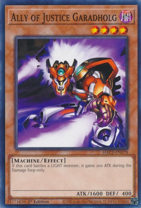 Ally of Justice Garadholg (HAC1-EN078) [HAC1]