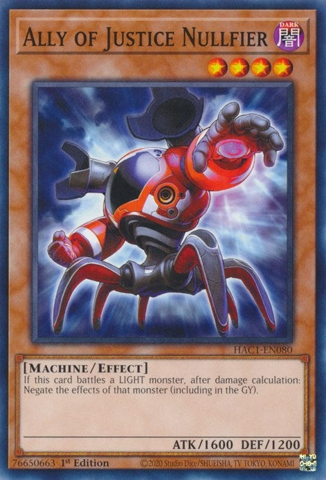Ally of Justice Nullfier (HAC1-EN080) [HAC1]
