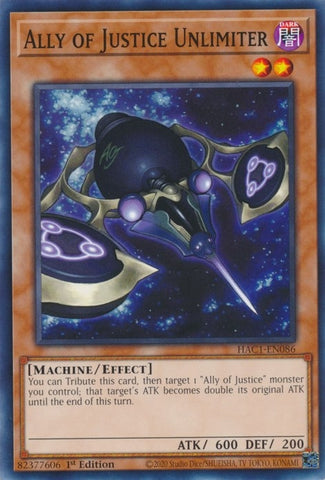 Ally of Justice Unlimiter (HAC1-EN086) [HAC1]