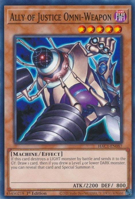 Ally of Justice Omni Weapon (HAC1-EN087) [HAC1]
