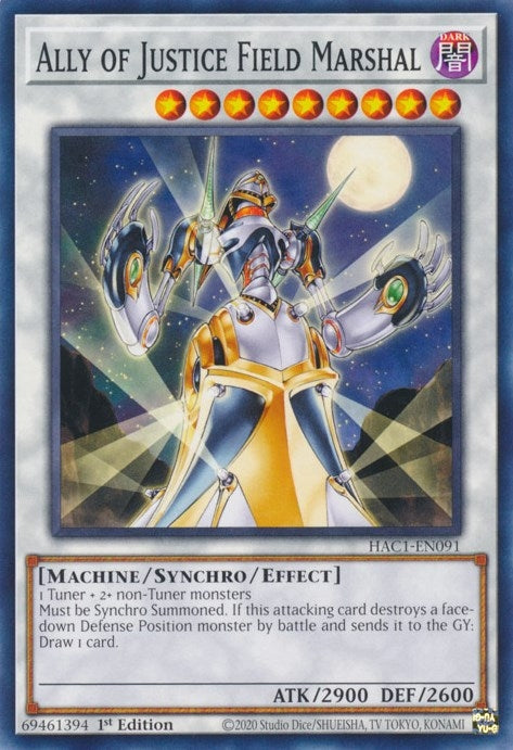 Ally of Justice Field Marshal (HAC1-EN091) [HAC1]