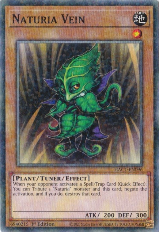 Naturia Vein Duel Terminal (HAC1-EN096) [HAC1]