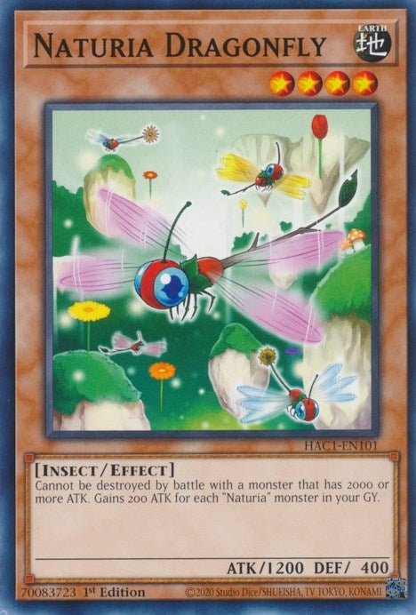 Naturia Dragonfly (HAC1-EN101) [HAC1]