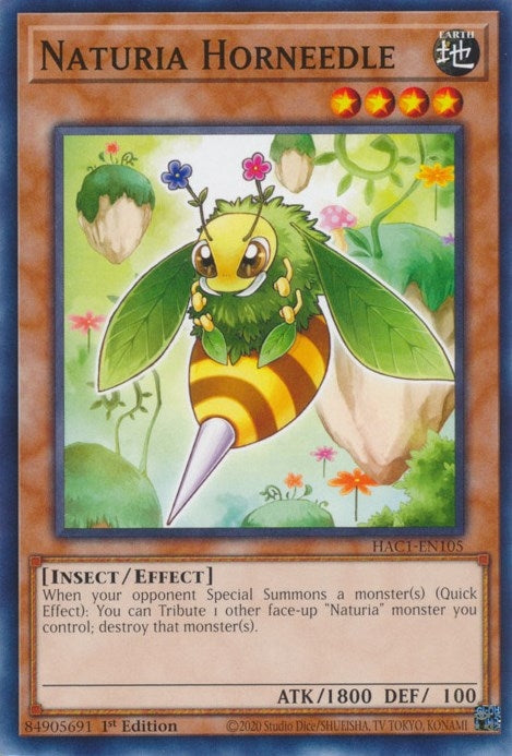 Naturia Horneedle (HAC1-EN105) [HAC1]