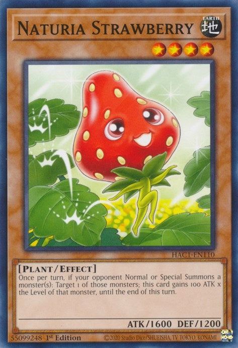 Naturia Strawberry (HAC1-EN110) [HAC1]