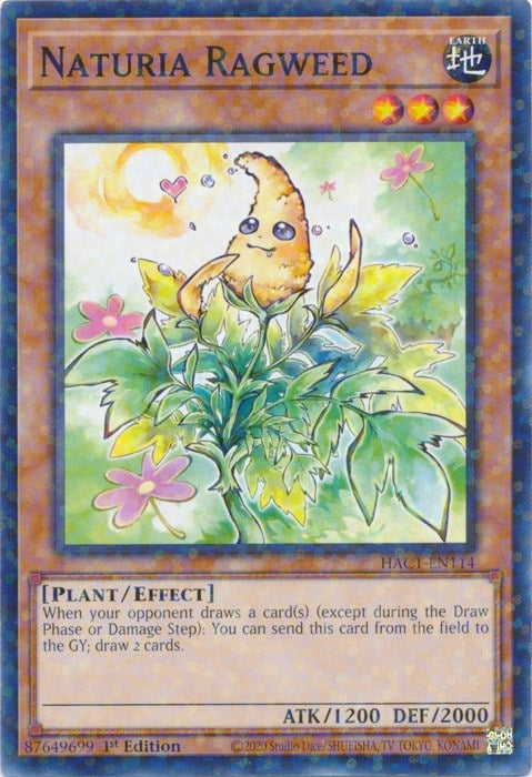 Naturia Ragweed Duel Terminal (HAC1-EN114) [HAC1]