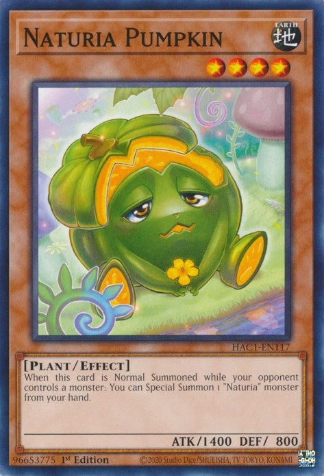 Naturia Pumpkin (HAC1-EN117) [HAC1]