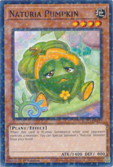 Naturia Pumpkin Duel Terminal (HAC1-EN117) [HAC1]
