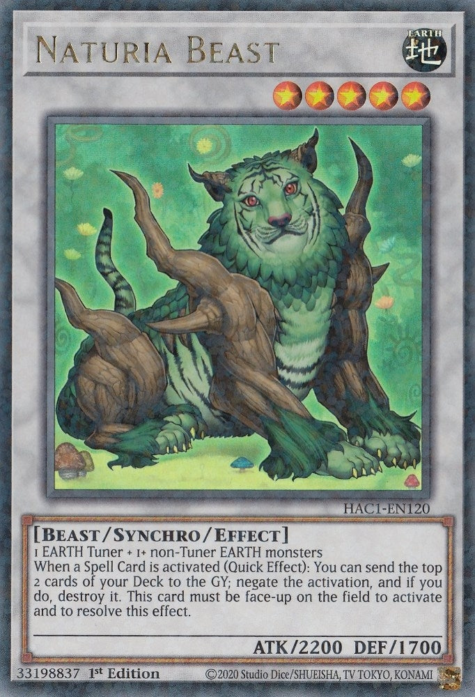 Naturia Beast Duel Terminal (HAC1-EN120) [HAC1]