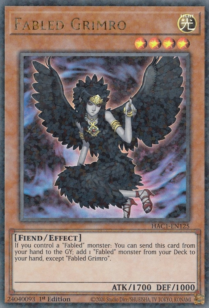 Fabled Grimro Duel Terminal (HAC1-EN125) [HAC1]