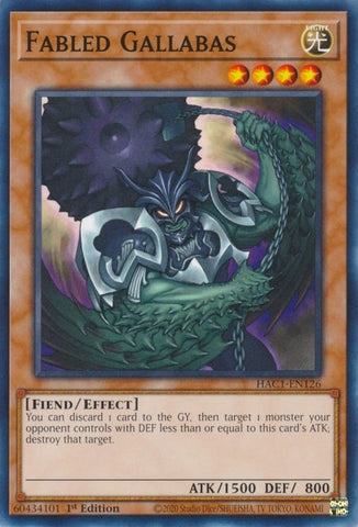Fabled Gallabas (HAC1-EN126) [HAC1]
