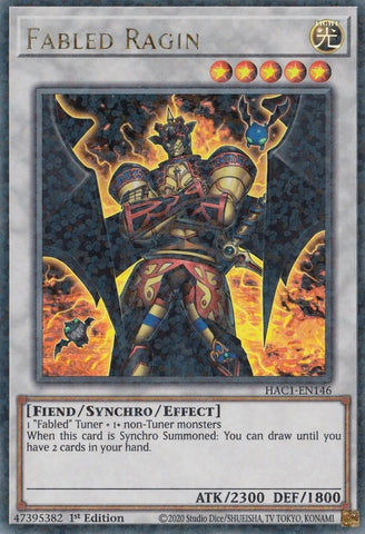 Fabled Ragin Duel Terminal (HAC1-EN146) [HAC1]
