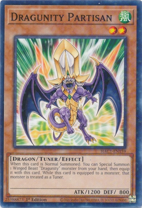 Dragunity Partisan Duel Terminal (HAC1-EN159) [HAC1]
