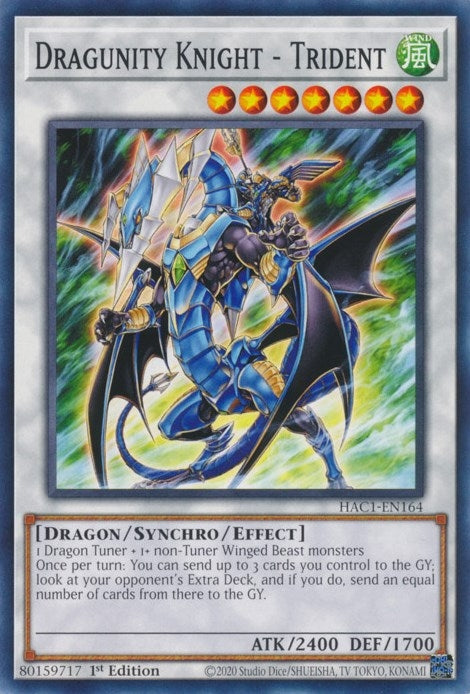Dragunity Knight Trident (HAC1-EN164) [HAC1]