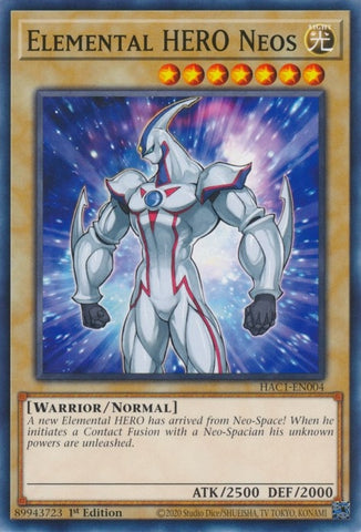Elemental HERO Neos (HAC1-EN004) [HAC1]