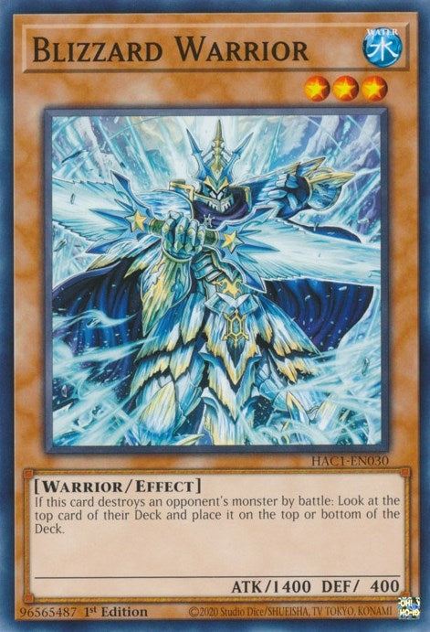 Blizzard Warrior (HAC1-EN030) [HAC1]