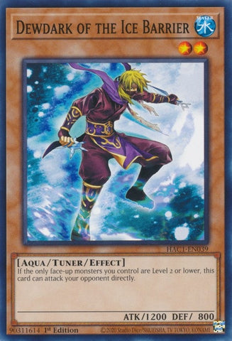 Dewdark of the Ice Barrier (HAC1-EN039) [HAC1]