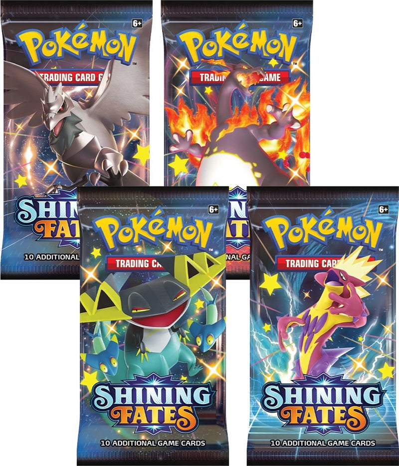 Shining Fates Booster Pack Art Bundle Set of 4 [SHF]