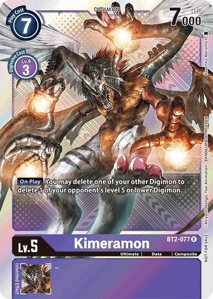 Image for Kimeramon - BT2-077 (Official Tournament Pack Vol.4) [Release Special Booster]