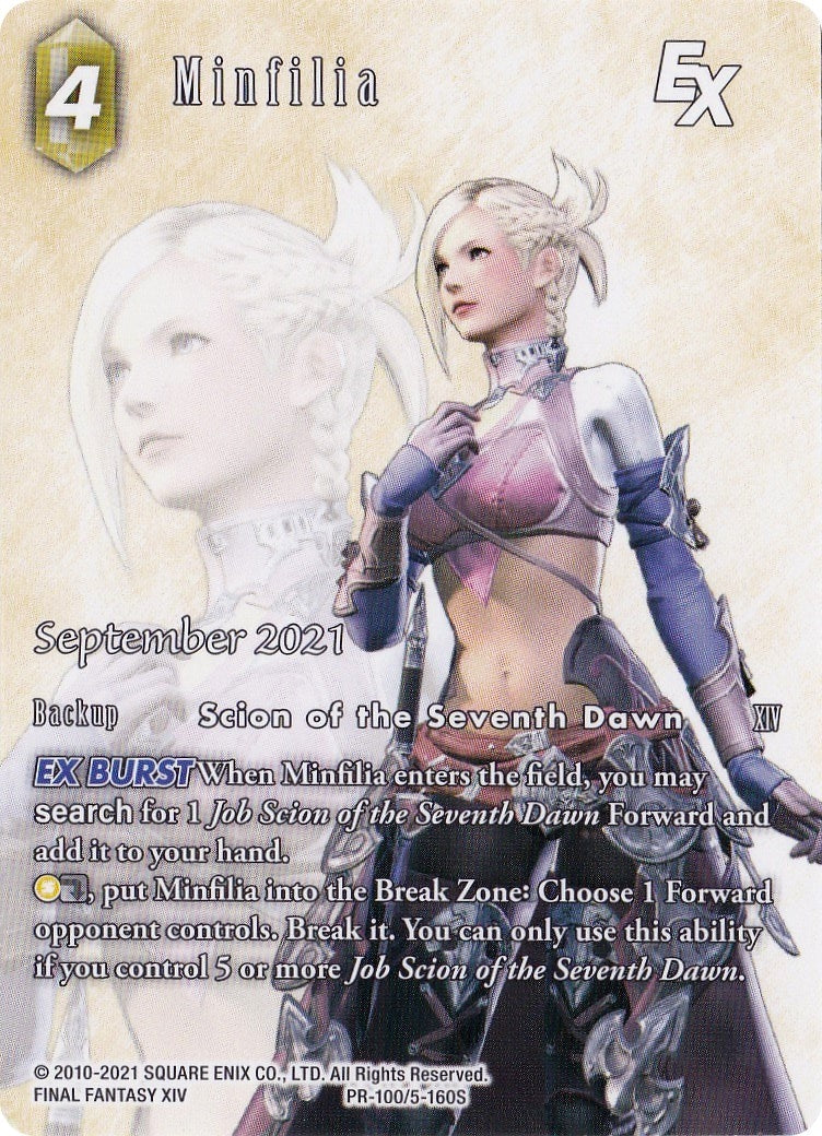 Minfilia EX September 2021 (PR-100/5-160S) [PR]