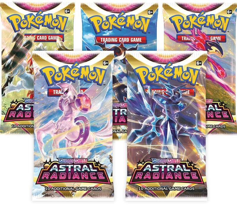 Astral Radiance Booster Pack Art Bundle Set of 5 [SWSH10]