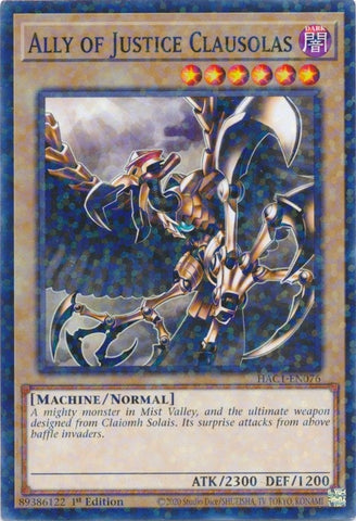 Ally of Justice Clausolas Duel Terminal (HAC1-EN076) [HAC1]