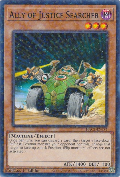 Ally of Justice Searcher Duel Terminal (HAC1-EN081) [HAC1]