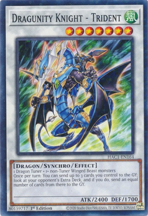 Dragunity Knight Trident Duel Terminal (HAC1-EN164) [HAC1]