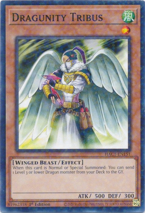 Dragunity Tribus Duel Terminal (HAC1-EN151) [HAC1]