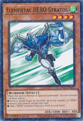 Elemental HERO Stratos Duel Terminal (HAC1-EN015) [HAC1]