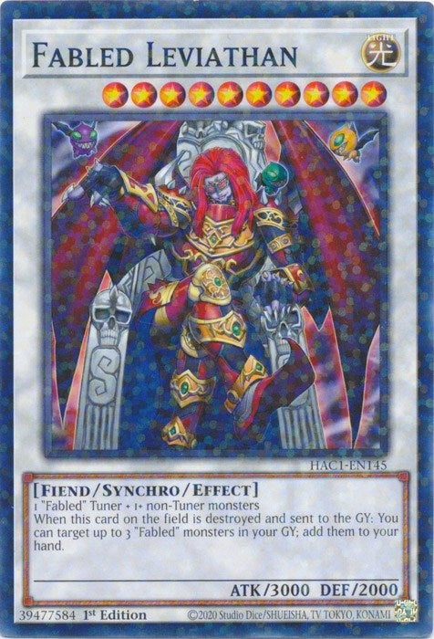 Fabled Leviathan Duel Terminal (HAC1-EN145) [HAC1]