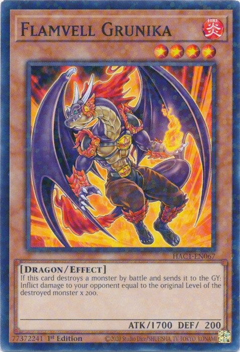 Flamvell Grunika Duel Terminal (HAC1-EN067) [HAC1]