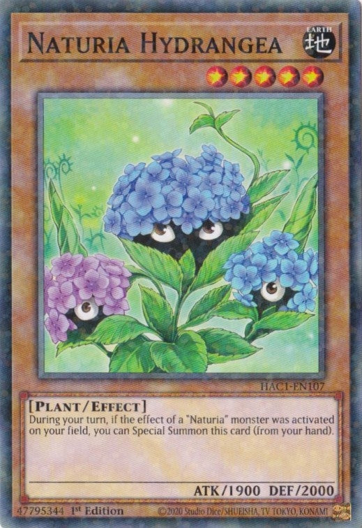 Naturia Hydrangea Duel Terminal (HAC1-EN107) [HAC1]