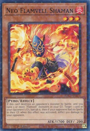 Neo Flamvell Shaman Duel Terminal (HAC1-EN071) [HAC1]