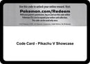 Code Card Pikachu V Showcase [MCAP]