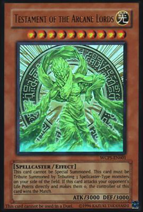 Testament of the Arcane Lords (WCPS-EN601)