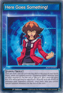 Here Goes Something (SGX1-ENS01)