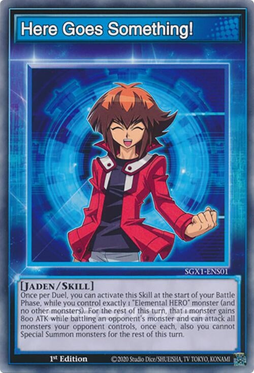 Here Goes Something (SGX1-ENS01)