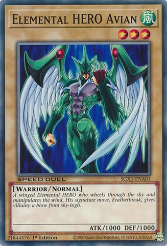 Elemental HERO Avian (SGX1-ENA01)