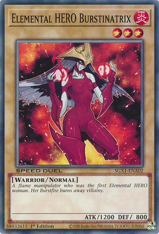 Elemental HERO Burstinatrix (SGX1-ENA02)