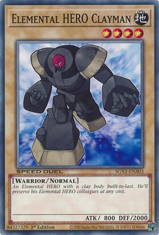 Elemental HERO Clayman (SGX1-ENA03)
